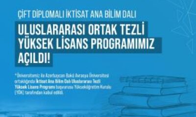NÖHÜ VE BAKÜ AVRASYA ÜNİVERSİTESİ İŞ BİRLİĞİYLE ÇİFT DİPLOMALI İKTİSAT YÜKSEK LİSANS PROGRAMI BAŞLIYOR