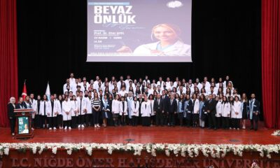 NÖHÜ’DE GELECEĞİN DİŞ HEKİMLERİ BEYAZ ÖNLÜKLERİNİ GİYDİ