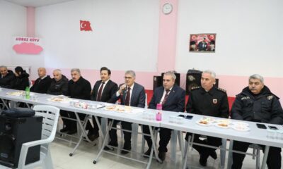 VALİ CAHİT ÇELİK HOROZ VE ALİ HOCA KÖYLERİNİ ZİYARET ETTİ