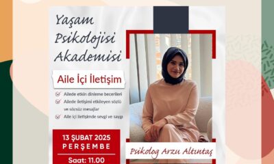 NİĞDE BELEDİYESİ YAŞAM PSİKOLOJİSİ AKADEMİSİ AİLE İÇİ İLETİŞİM KONUSUNU İŞLİYOR