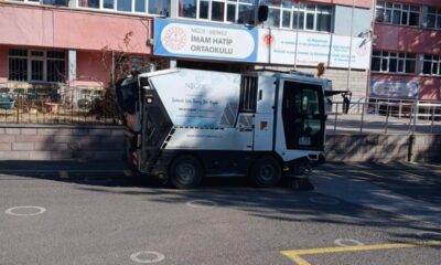 NİĞDE BELEDİYESİ’NDEN EĞİTİME TEMİZLİK DESTEĞİ