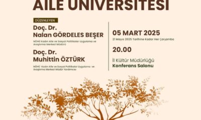 NİĞDE’DE AİLE YILI KAPSAMINDA “AİLE ÜNİVERSİTESİ” PROJESİ HAYATA GEÇİYOR