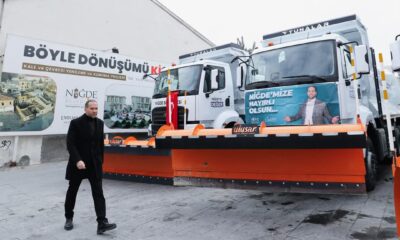 NIĞDE BELEDIYESI ARAÇ FILOSUNU GÜÇLENDIRMEYE DEVAM EDIYOR
