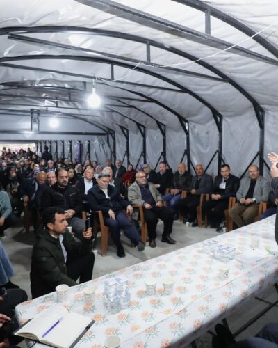 BAŞKAN ÖZDEMİR, İNÖNÜ MAHALLESİNDE VATANDAŞLARLA BULUŞTU