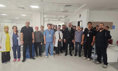 BAŞHEKİM DOÇ. DR. KÜRŞAD RAMAZAN ZOR’DAN YENİ EK BİNA VE SERVİSLERE HAFTA SONU ZİYARETİ
