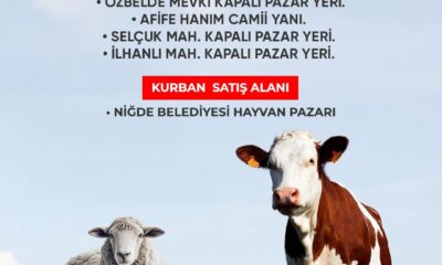 NİĞDE’DE KURBAN KESİM ALANLARI BELİRLENDİ