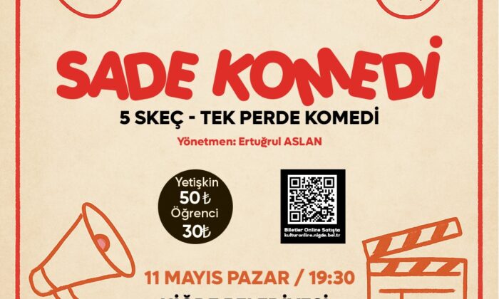 NİĞDE BELEDİYESİ ŞEHİR TİYATROSU’NDAN GÜLMEYE DOYURACAK GÖSTERİ