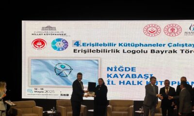 NİĞDE’DE ÜÇ KÜTÜPHANEYE “ERİŞEBİLİR BAYRAK” ÖDÜLÜ