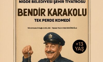NİĞDE BELEDİYESİ ŞEHİR TİYATROSU’NDAN KAHKAHA DOLU BİR AKŞAM