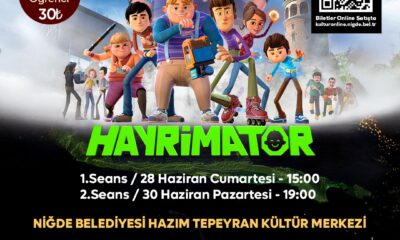 NİĞDE BELEDİYESİ, ÇOCUKLAR İÇİN 4 ANİMASYON FİLMİ GÖSTERİME SUNUYOR