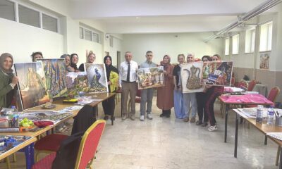 BOR OSMAN ÇETİN İMAM HATİP ORTAOKULU’NDA 3 BOYUTLU RÖLYEF KURSUNA ZİYARET