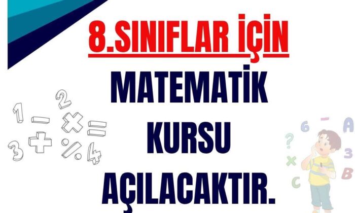NİĞDE’DE 8. SINIF ÖĞRENCİLERİNE ÜCRETSİZ MATEMATİK DESTEĞİ
