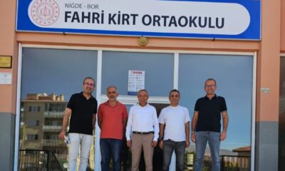 BOR İLÇE MİLLİ EĞİTİM MÜDÜRÜ ÇALIŞIR’DAN OKUL ZİYARETLERİ