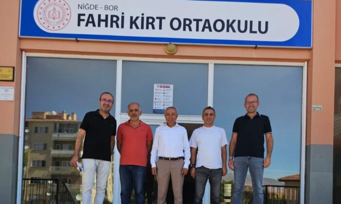 BOR İLÇE MİLLİ EĞİTİM MÜDÜRÜ ÇALIŞIR’DAN OKUL ZİYARETLERİ