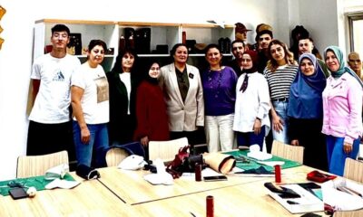 NİĞDE’DE İL KÜLTÜR VE TURİZM MÜDÜRÜ BAŞTÜRK’TEN DERİ KURSUNA ZİYARET