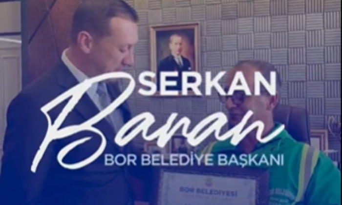 BAŞKAN BARAN’DAN ÖRNEK PERSONEL NEVRUZ ÖZKAN’A ÖDÜL