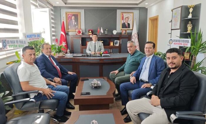 BOR PANCAR EKİCİLERİ, ZİRAAT ODASI VE ESNAF BİRLİĞİ BAŞKANLARI TARIM İL MÜDÜRÜNÜ ZİYARET ETTİ
