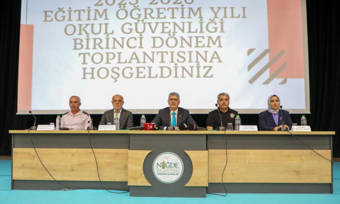 NİĞDE’DE 2025-2026 EĞİTİM-ÖĞRETİM YILI GÜVENLİK TOPLANTISI YAPILDI