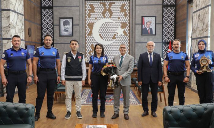 ZABITA TEŞKİLATI’NIN 199. KURULUŞ YIL DÖNÜMÜNDE VALİ ÇELİK’E ZİYARET