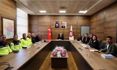 NIĞDE’DE HIZ SINIRLARI VE TRAFIK DÜZENLEMELERI TOPLANTISI YAPILDI