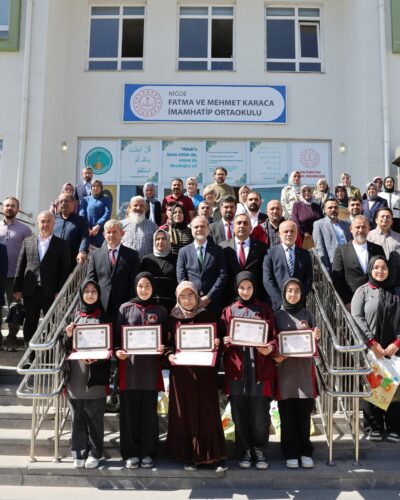 NÖHÜ’DEN ORTAOKULA “TİLAVET VE ETKİNLİK SINIFI” DESTEĞİ