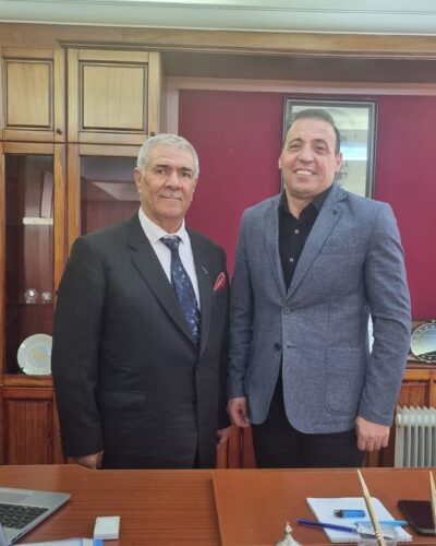 İSMET ÜNVER’DEN PROF. DR. SERKAN İBİŞ’E NEZAKET ZİYARETİ