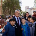 VALİ ÇELİK, ÖĞRENCİLERİN FİLİSTİN KERMESİNE DESTEK VERDİ