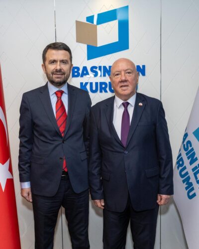 TÜRKİYE GAZETECİLER KONFEDERASYONU’NDAN BİK GENEL MÜDÜRÜ ABDÜLKADİR ÇAY’A ZİYARET.