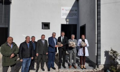 VALİ ÇELİK’TEN TIRHAN KÖYÜ’NDE İSTİRİDYE MANTARI ÜRETİMİNE İNCELEME