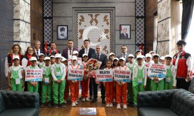 DOĞAYI KORUYAN NESİLLER VALİ CAHİT ÇELİK’LE BULUŞTU