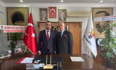 İSMET ÜNVER’DEN İL BAŞKANI EREN’E HAYIRLI OLSUN ZİYARETİ