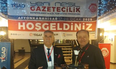 GAZETECİ İSMET ÜNVER VE MESLEKTE 35 YIL..
