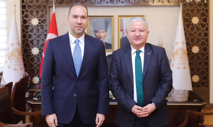 BAŞKAN ÖZDEMİR’DEN AKSARAY VALİSİ MURAT DURU’YA HAYIRLI OLSUN ZİYARETİ