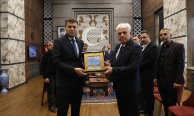 NİĞDE ESNAF VE SANATKÂRLAR ODALARI BİRLİĞİ’DAN NEDİM AKMEŞE’YE ZİYARET