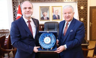 REKTÖR USLU’DAN AKSARAY VALİSİ MURAT DURU’YA “HAYIRLI OLSUN” ZİYARETİ