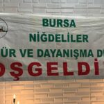BURSA’DA NİĞDELİLER GÜNÜ İFTARINDA BİRLİK SOFRASI KURULDU