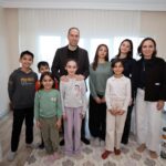 BAŞKAN ÖZDEMİR’DEN ÇAT KAPI ZİYARET