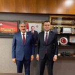 VALİ AKMEŞE’DEN TBMM’DE MİLLETVEKİLİ UZKURT’A ZİYARET