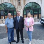 MARDİN BÜYÜKŞEHİR BELEDİYESİ GENEL SEKRETERİ SAKİN İLE ÜNVER BİR ARAYA GELDİ