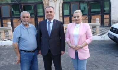 MARDİN BÜYÜKŞEHİR BELEDİYESİ GENEL SEKRETERİ SAKİN İLE ÜNVER BİR ARAYA GELDİ