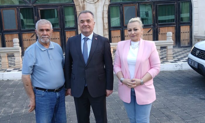 MARDİN BÜYÜKŞEHİR BELEDİYESİ GENEL SEKRETERİ SAKİN İLE ÜNVER BİR ARAYA GELDİ