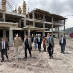 ÇAMARDI’DA 20 YATAKLI İLÇE DEVLET HASTANESİ İNŞAATINDA İNCELEME