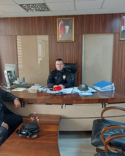 İSMET ÜNVER’DEN EMNİYET MÜDÜRÜ CANER ÖZ’E ZİYARET