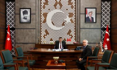 İSMET ÜNVER’DEN VALİ AKMEŞE’YE ZİYARET