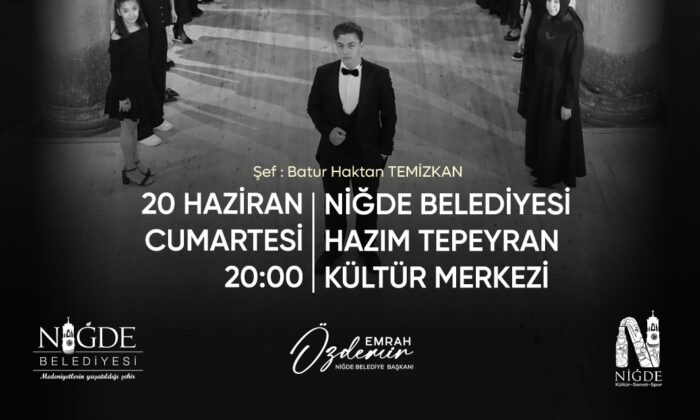 NİĞDE BELEDİYESİ ÇOK SESLİ KOROSU’NDAN SANAT DOLU GECE