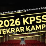 NİĞDE BELEDİYESİ’NDEN KPSS ADAYLARINA BÜYÜK DESTEK