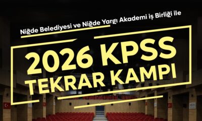NİĞDE BELEDİYESİ’NDEN KPSS ADAYLARINA BÜYÜK DESTEK