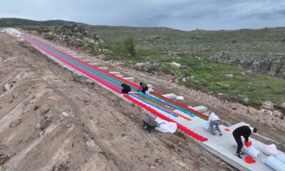 TÜRKİYE’NİN EN UZUN RENKLİ KAYDIRAĞI SEZONA MERHABA DEMEYE HAZIRLANIYOR