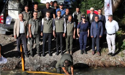 VALİ AKMEŞE ECEMİŞ ÇAYI’NDAKİ BALIK SALIM PROGRAMINA KATILDI