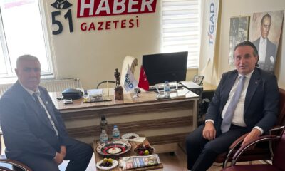 BOR KAYMAKAMI GÖKHAN GÖRGÜLÜARSLAN’DAN 51 HABER GAZETESI’NE ZIYARET